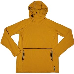 NEW 2025 Melanzana Men's XL Micro Grid Hoodie V2 SUNFLOWER Yellow Gold